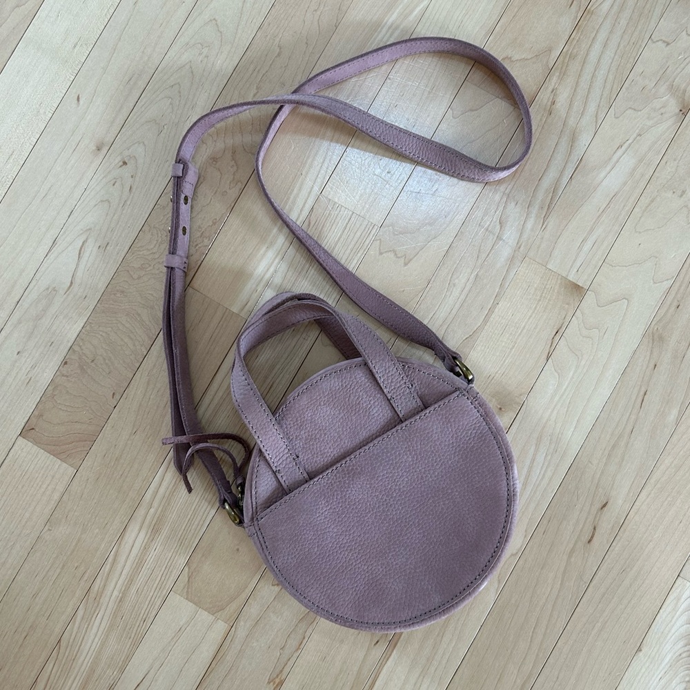 Madewell Juno Circle Suede Crossbody Bag